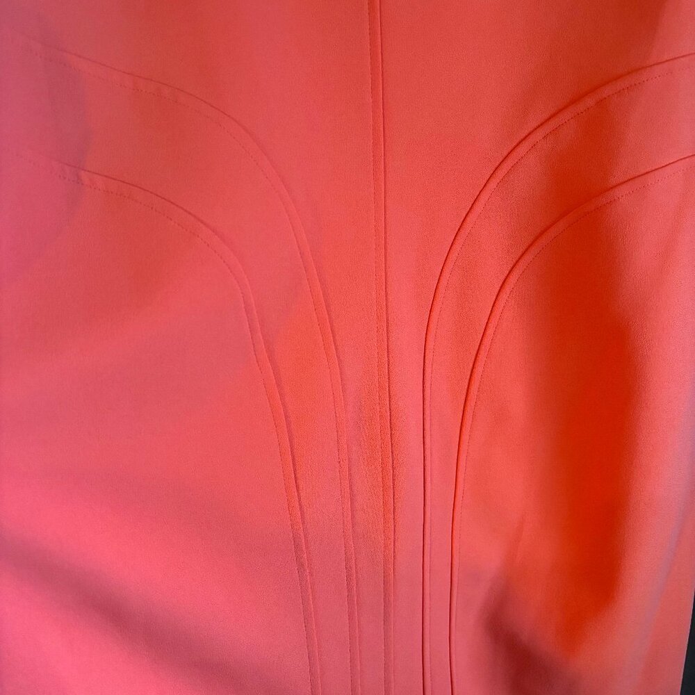 Vince Camuto Cap sleeve sheath Coral color dress Size 14 - Picture 4 of 15